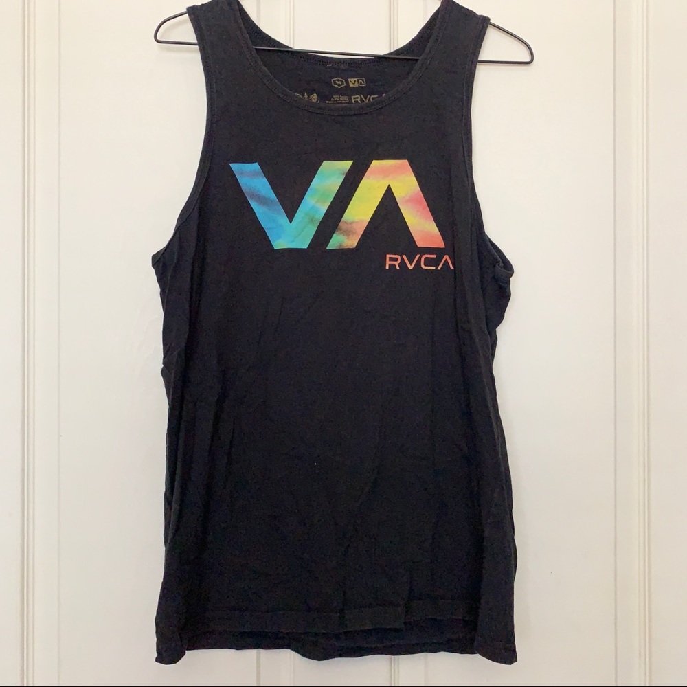 RVCA graphic logo tank